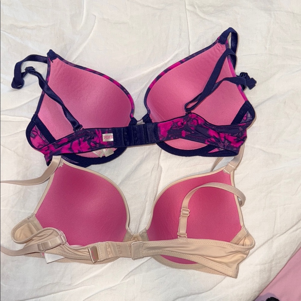 2 VS Pink Bras - 34B - Picture 2 of 2